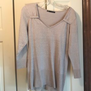 Maurice’s Gold sparkle top Large